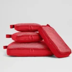 Compression Packing Cubes in Cherry Red