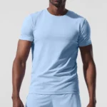Conquer Reform Crewneck Short Sleeve - Seashell Blue