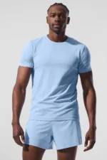 Conquer Reform Crewneck Short Sleeve - Seashell Blue