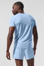 Conquer Reform Crewneck Short Sleeve - Seashell Blue - Image 3