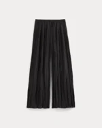 Crinkle Wide-Leg Pant | Black - Image 2