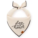 Dog of Honor Embroidered Dog Bandana - Image 2