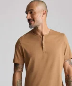 EcoSoft™ Short-Sleeve Henley - Image 2