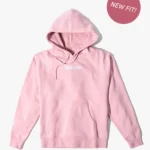 Embroidered Pink Hoodie