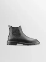 Fermo Leather Boot in Nero