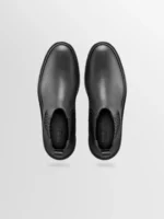 Fermo Leather Boot in Nero - Image 3