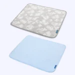 Frostcore™ Cooling Mat (2-pack) - Clouds Grey & Hearts Blue