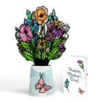 Garden Glow Mother’s Day Suncatcher Bouquet and Sentiment Set for Mom