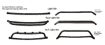 GEN 1 & 2 - LIGHT BAR (PARKING SENSOR COMPATIBLE/BOLT ON) - CAYENNE/TOUAREG/Q7 - Image 2
