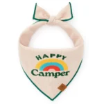 Happy Camper Embroidered Dog Bandana