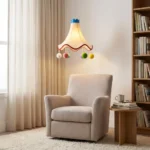 Colorful Kids Fabric Pendant Light - Image 3
