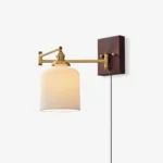 Ceramic Geometry Plug-in Wall Lamp