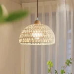 Rattan Arch Swag Pendant Lamp - Image 3