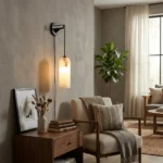 Monty Alabaster Plug-in Wall Lamp - Image 2