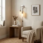 Harlin Alabaster Plug-in Wall Lamp - Image 3