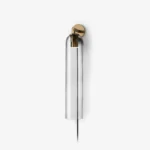 Art Glass Tube Plug-In Sconce
