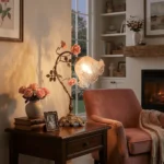 Campanella Vintage Rose Table Lamp - Image 3