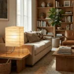 Ribbed Paper Lantern Table Lamp - Image 3