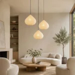 Onion Shape Paper Pendant Light - Image 2