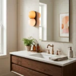 Two Globe Glass Wall Sconce - Image 3