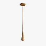 Elongated Teardrop Pendant Light
