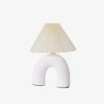 Arched Pleated Table Lamp