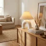 Arched Pleated Table Lamp - Image 2