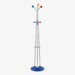 Ball Top Standing Coat Rack