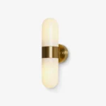 Vertical Capsule Glass Wall Sconce