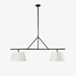 Two Light Linear Island Pendant Lamp