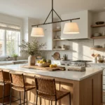 Two Light Linear Island Pendant Lamp - Image 2