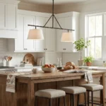 Two Light Linear Island Pendant Lamp - Image 3
