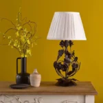 Rosaspina Wrought Iron Rose Table Lamp - Image 3