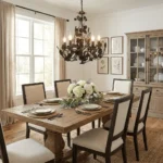 Rosaio Wrought Iron Chandelier - Image 2