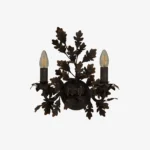 Oak Leaf Wrought Sconce