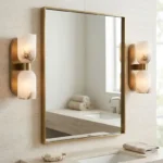 Alabaster Up-Down Wall Sconce - Image 2