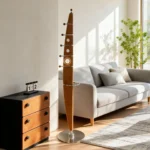 Sculptural Wood Coat Tree - Image 2
