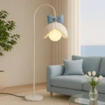 Bow Trim Petal Shade Floor Lamp - Image 3