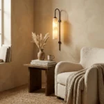 Alabaster Cylinder Wall Light - Image 3