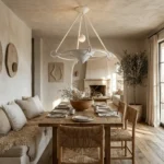 Sculptural Plaster Chandelier - Image 3