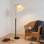 Walnut Gooseneck Floor Lamp - Image 3