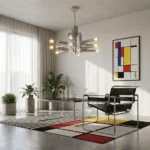 Sputnik Chrome Chandelier - Image 3