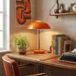 Domo Chrome Mushroom Table Lamp - Image 3