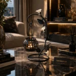 Luxe Leather Floor Lamp - Image 2