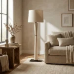 Luxe Leather Floor Lamp - Image 3