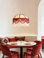 Cremisi Fringe Dome Pendant Light - Image 2