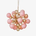 Pomelia Glass Globe Sputnik Chandelier