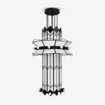 Rayonne Art Deco Pendant Chandelier