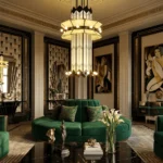 Rayonne Art Deco Pendant Chandelier - Image 2