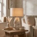 Tortile Twisted Ceramic Table Lamp - Image 2